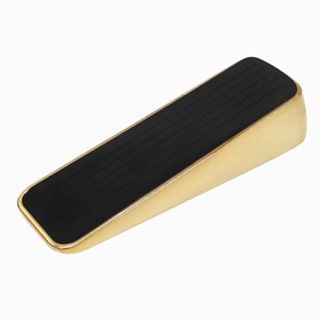 (x1) SELECT DOOR WEDGE LARGE POLISHED BRASS