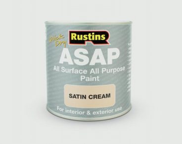 RUSTINS ASAP QD PAINT SATIN CREAM 500ML