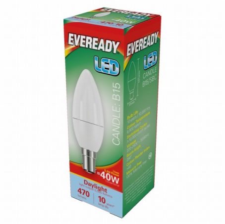 BULB LED CANDLE 5.9W (40W) SBC DAYLIGHT EVEREADY
