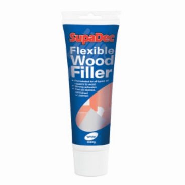 SUPA FLEXI WOODFILLER WHITE TUBE