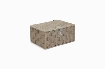 Hamper Basket – Rope Medium Grey