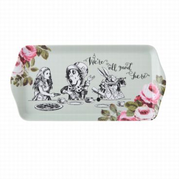 ALICE IN WONDERLAND TEA TRAY 12IN