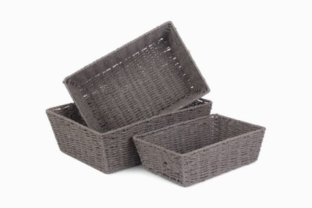 PAPER ROPE TRAY XTRA LARGE GREY - Image 2