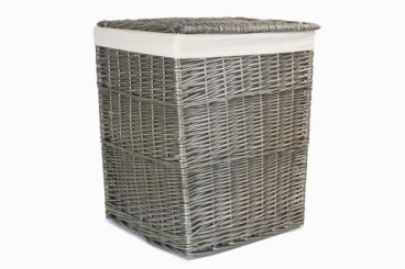Small Square Laundry Basket With White Lining