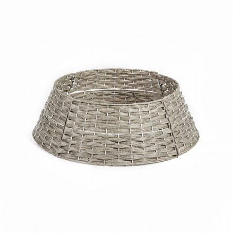 TREE SKIRT RATTAN GREY 65CM
