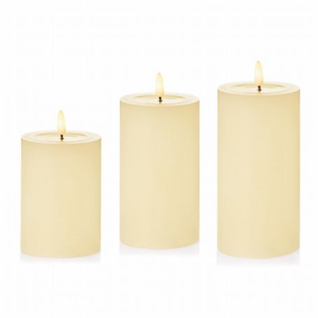 LED CANDLE FLICKA BRIGHT MELTS PK3