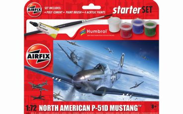 A55013 Starter Set – North American P-51D Mustang