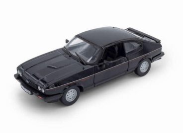 BURAGO 1/24 FORD CAPRI BLACK 1982