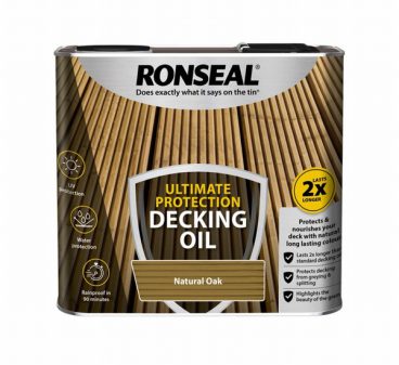 Ronseal Ultimate Protection Decking Oil – Natural Oak 2.5L
