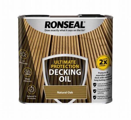 Ronseal Ultimate Protection Decking Oil - Natural Oak 2.5L