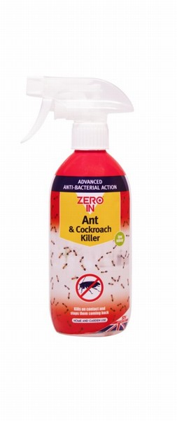 Zero In Anti-Bacterial Ant & Cockroach Killer 500ml