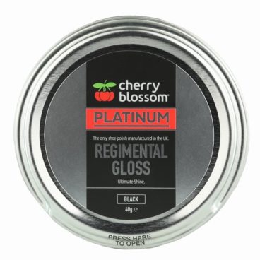SHOE POLISH BLACK REGIMENTAL CHERRY BLOSSOM 50ML