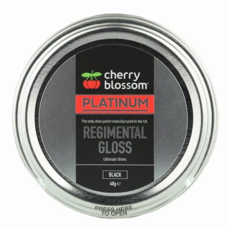 SHOE POLISH BLACK REGIMENTAL CHERRY BLOSSOM 50ML