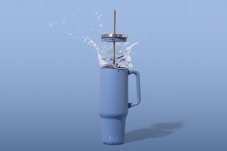 S'well Tumbler XL, 1180ml, Hydrangea Blue - Image 3