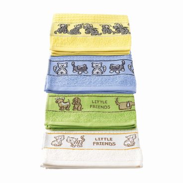 TERRY TEA TOWEL PETS 4 COLOURS