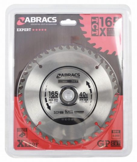 ABRACS TCT SAW BLADES 165MM 40T WOOD