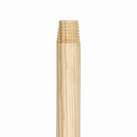 *BROOM HANDLE WOODEN SCREW-IN