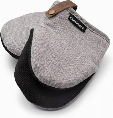 CUISINART OVEN GLOVES MITTS SPACE GREY PK2