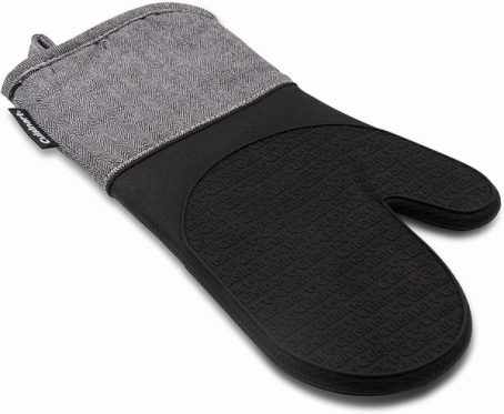 Cuisinart Charcoal Silicone Oven Gloves - Single Oven Mitt with