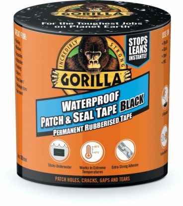 GORILLA WATERPROOF PATCH & SEAL TAPE BLACK