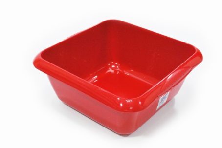 TML BOWL SQUARE GLITTER RED 7L