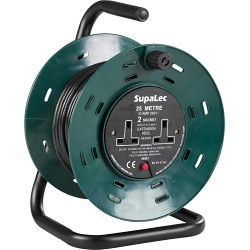 EXTENSION REEL 4GANG 25M 10AMP SUPALEC
