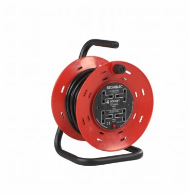 EXTENSION REEL 4GANG 20M 13AMP RED