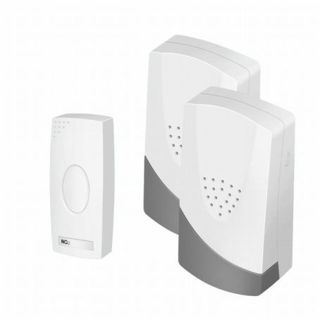 DOORBELL & 2 CHIMES  PLUG-IN WIRELESS SECURLEC