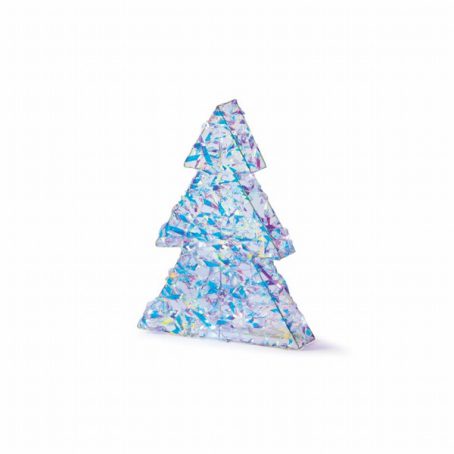 Premier Lit Irid Twist Tree 20 White LEDs 35cm