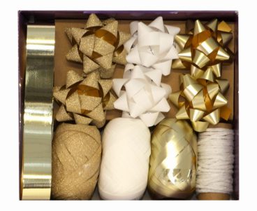 Partisan Gold Bow And Ribbon Set