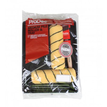 ROLLER TRAY SET TIGER 9IN 2PK  PLUS BRUSH RODO