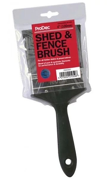 4″ Flat Shed & Fence Brush