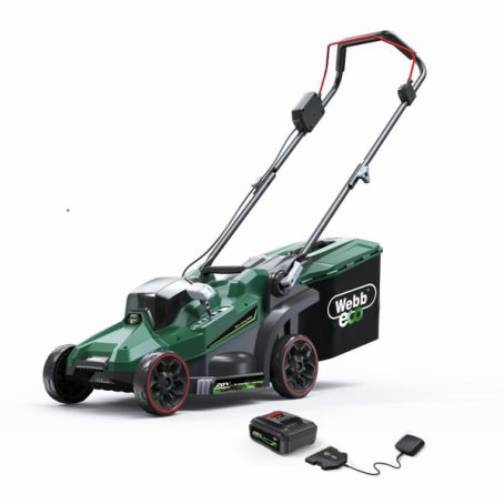 Webb 20 Volt 33cm Lawn Mower With 4ah Battery & Charger
