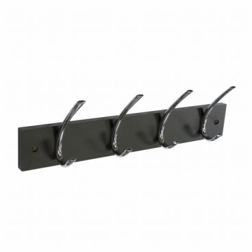 HOOK BAR BLACK 4 HOOK CHROME