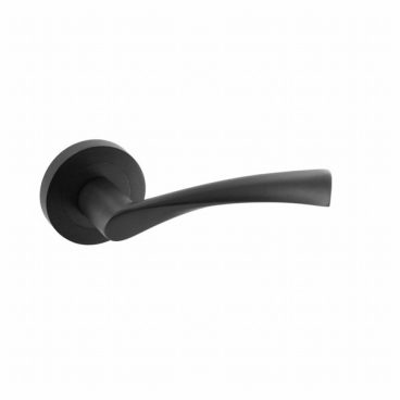 Smiths Architectural Lunar Handle On Rose Matt Black