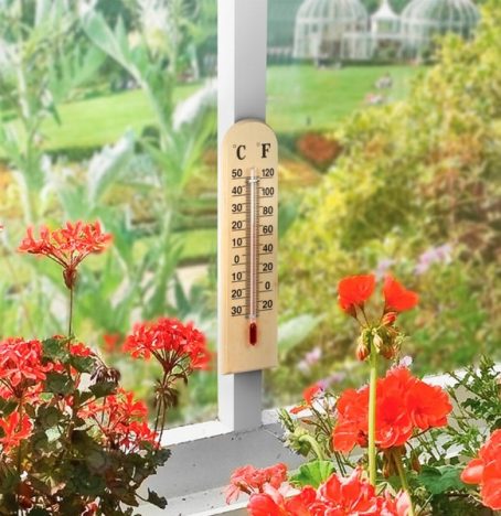 THERMOMETER WOOD SUPA SHS185