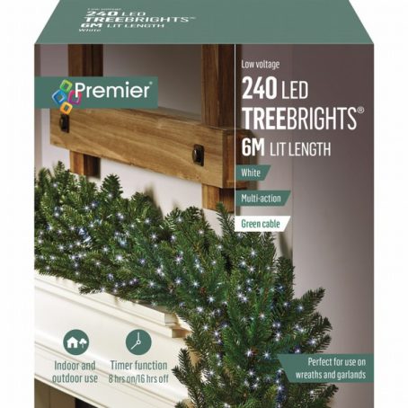 TREEBRIGHTS LED 240 LIGHTS WHITE 6M