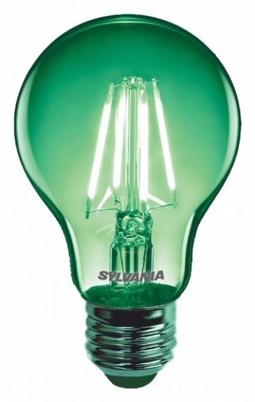BULB LED GLS 4W ES CLEAR GREEN SYLVANIA