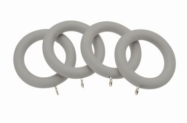 Woodside Wood Pole Rings M/Grey Pack 4 28mm