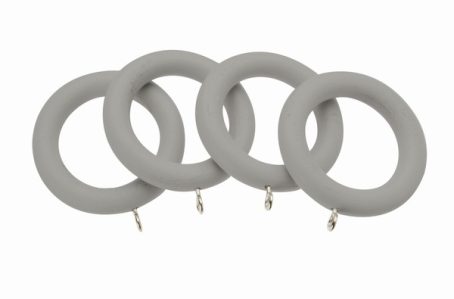 Woodside Wood Pole Rings M/Grey Pack 4 28mm