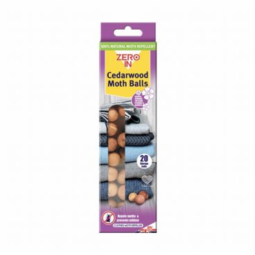ZeroIn – Cedarwood Clothes Moth Repeller Balls 20PK