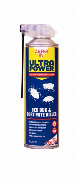 Zero In Ultra Power Bed Bug & Dust Mite Killer 500ml