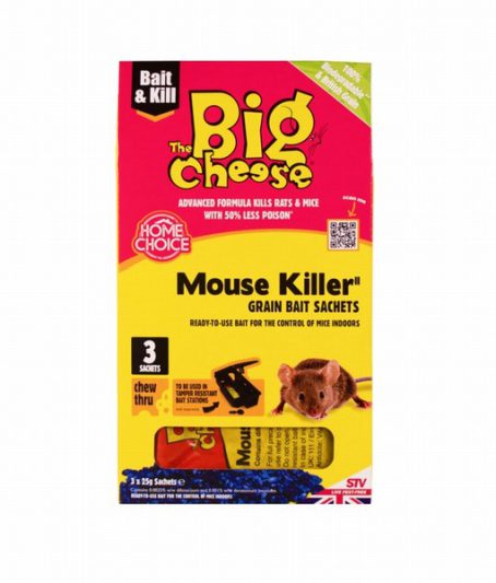 The Big Cheese Mouse Killer 3x25g