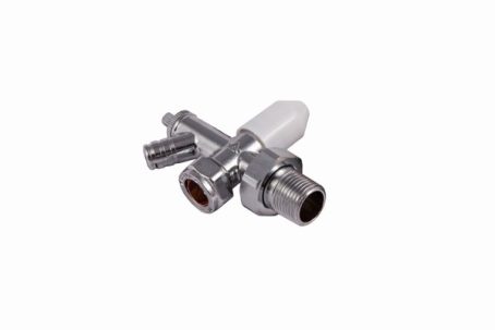 RADIATOR VALVE 10MM + DRAIN OFF