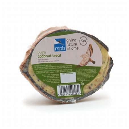 BIRD FEED RSPB COCONUT TREAT WITH MEALWORMS