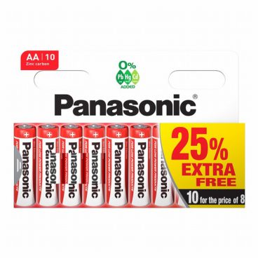 BAT PAN SPECIALS ZINC MN1500/AA 10PK