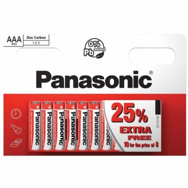 BAT PAN SPECIALS ZINC MN2400/AAA 10PK