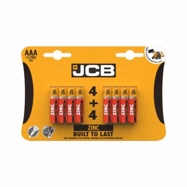 BAT JCB ZINC MN2400/AAA 8PK