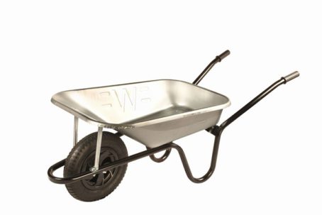 Walsall - Builders Wheelbarrow Galvanised 85L