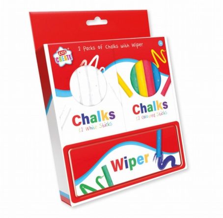 A STAR CHALK STICKS & WIPER